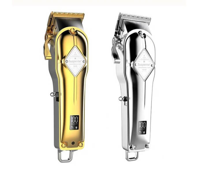 Suaperne Professional Hair Clipper LCD Digital Cordless Wireless Clipper for Men Haircut Machine Barber hair tool