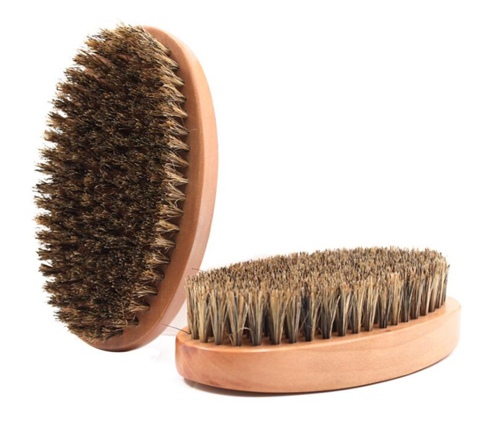 custom Boar Bristle Beard Brush wooden Hair Brush Combing Beard