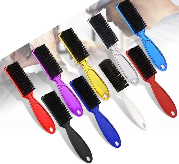 Fade Brush clipper Cleaning Brush Skin Fade Vintage Oil Head Shape Carving Cleaning Brush beard brushes