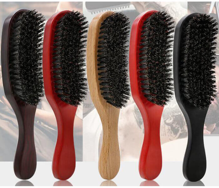 wooden hair beard comb shaving hair beard brush 01