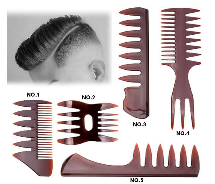 oil head comb wide tooth comb 170